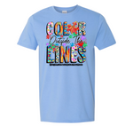 Color Outside The Lines Autism Awareness Shirt