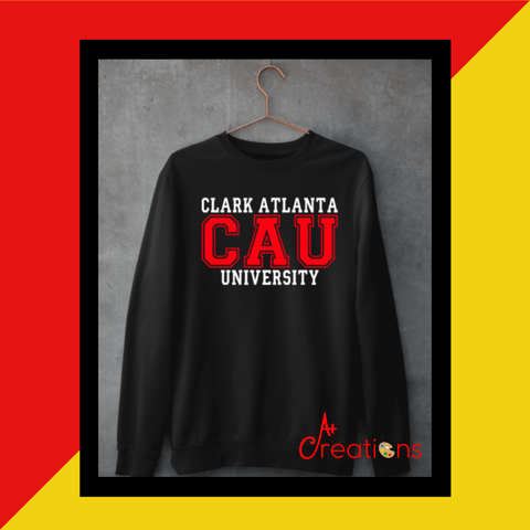 Black Clark Atlanta University Crewneck