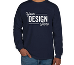 Custom Long Sleeve T-Shirt, Design Your Own Shirt